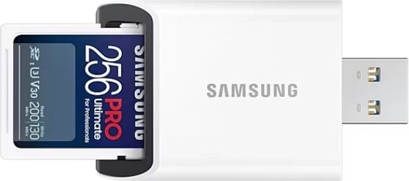 Karta pamięci Samsung PRO Ultimate SD 256 GB z czytnikiem USB