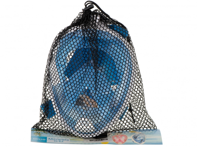 Maska do nurkowania Full Folding, rozmiar S/M, kolor niebieski