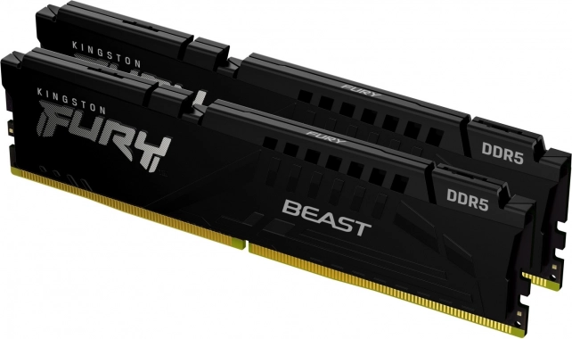 Pamięć Kingston Fury Beast DDR5 64GB (2x32GB) 6000MHz CL30 EXPO czarna