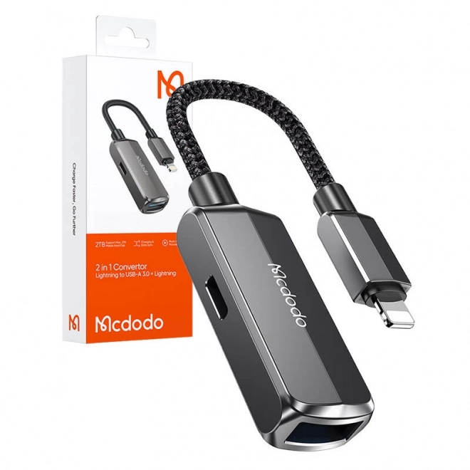 Adapter OTG 2w1 USB 3.0 do Lightning Mcdodo