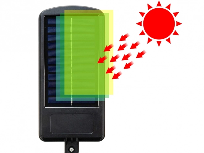 Lampa solarna z czujnikiem ruchu i zmianą światła