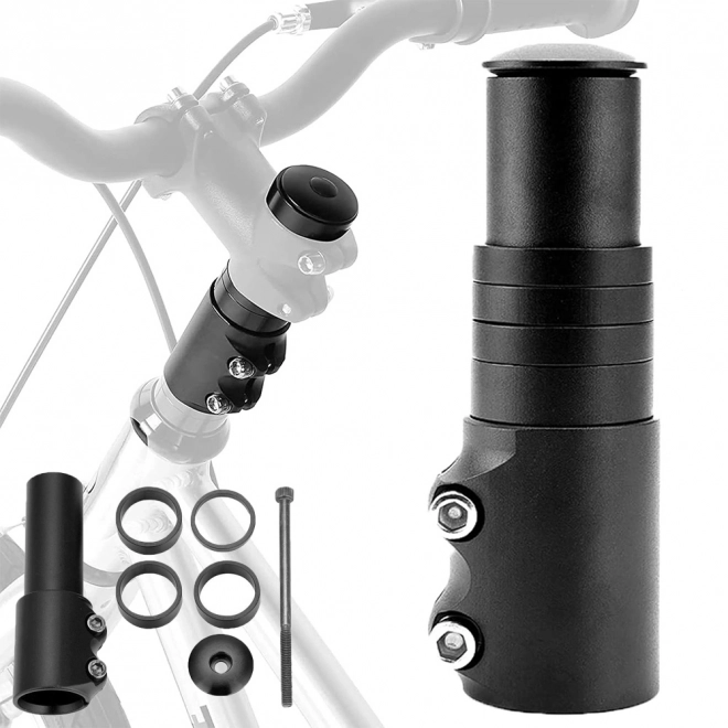 Regulowany adapter mostka kierownicy do roweru