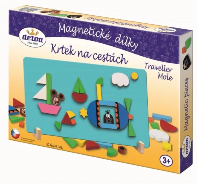 Magnetyczna układanka - Krecik