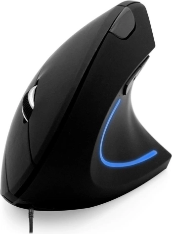 Ergonomiczna mysz pionowa MEDIA-TECH VERTIC MT1122 z podświetleniem, przewodowa