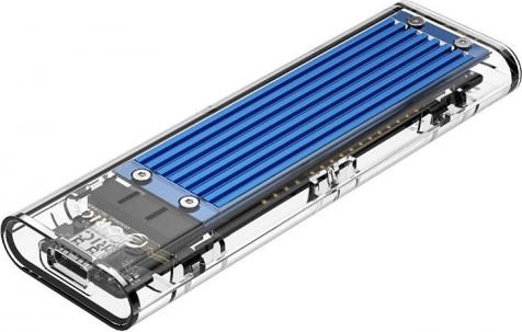 Orico etui do SSD M.2 NVMe z USB‑C 3.1 Gen 2, 10 Gb/s (niebieskie)