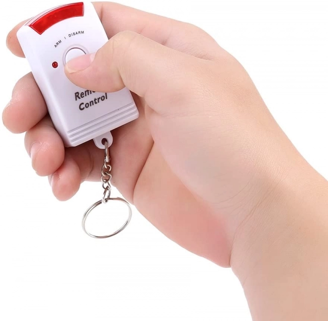 Bezprzewodowy alarm z czujnikiem ruchu + 2x pilot