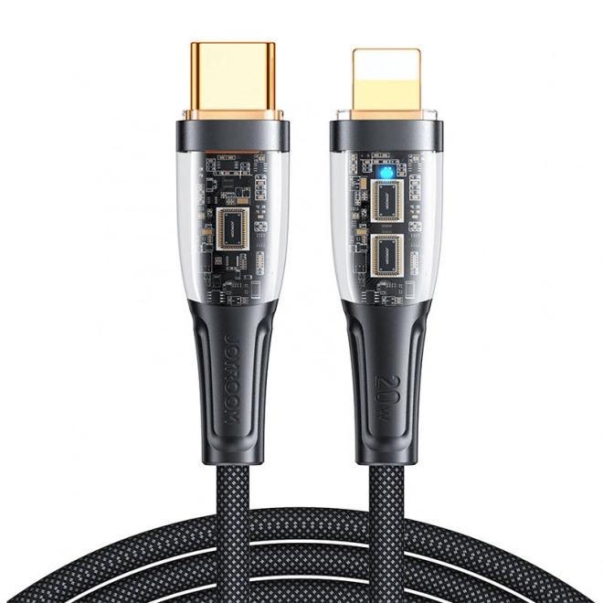 Kabel USB-C na Lightning 20W 1,2m czarny Joyroom