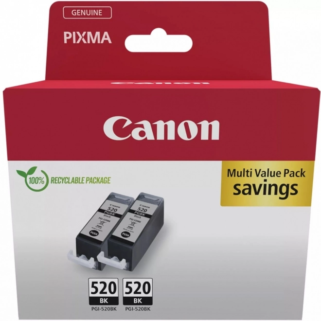 czarny tusz pigmentowy PGI-520 dwupak