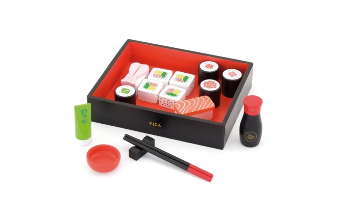 Drewniane sushi