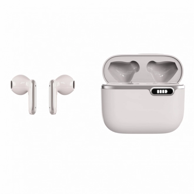 Słuchawki Bluetooth z HQ mikrofonem TWS białe