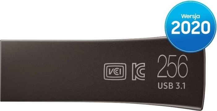 pendrive samsung bar plus usb 3.1 256 gb tytanowy szary