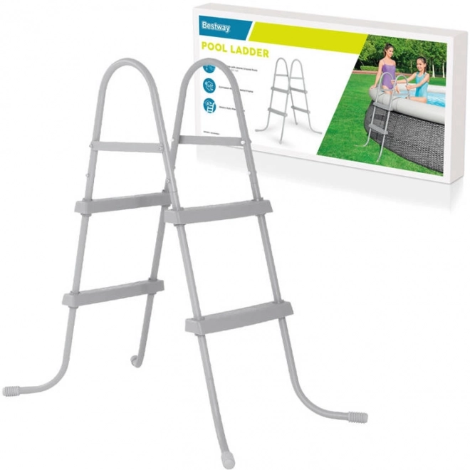Bestway metalowa drabinka basenowa 84 cm