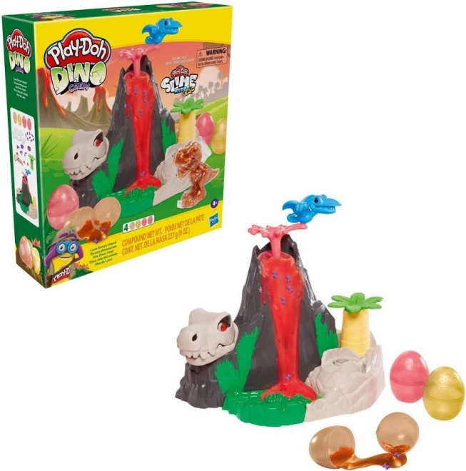 Play-Doh Dino Crew wyspa lawowej wulkanu