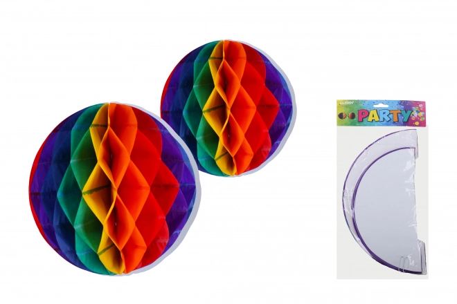 Papierowa kula 30 i 25 cm do zawieszenia