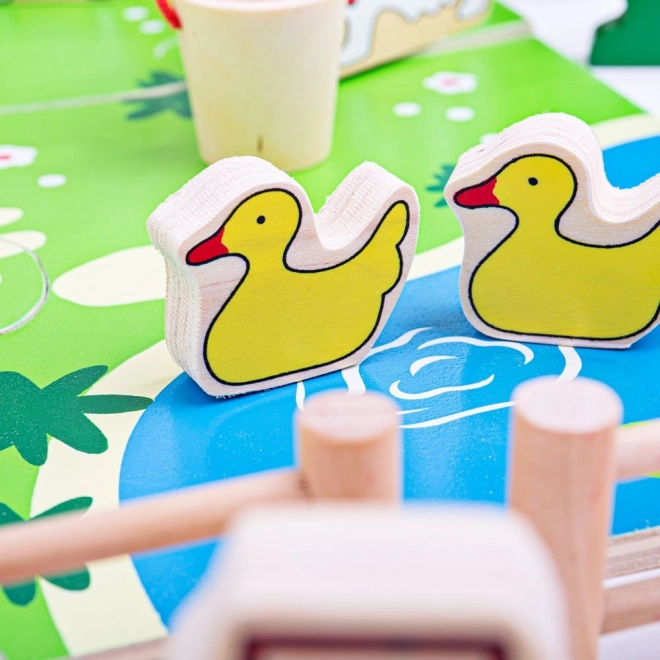 Duża Drewniana Farma Bigjigs Toys