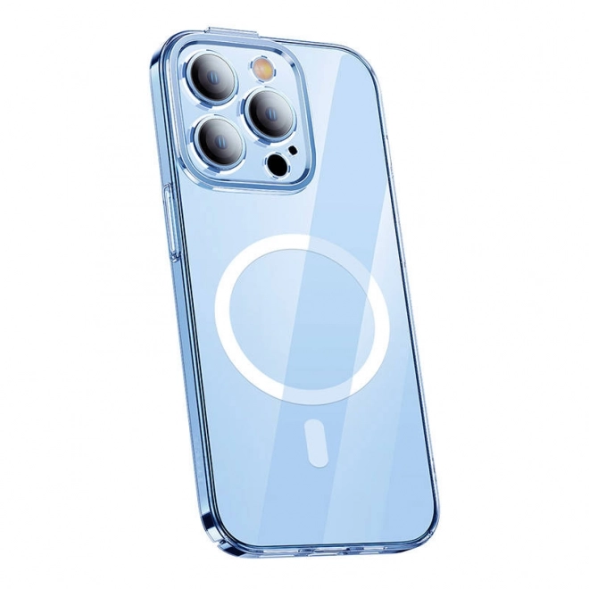 Baseus Crystal przejrzysta magnetyczna obudowa i szkło hartowane do iPhone 14 Pro Max