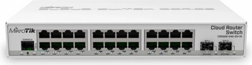 Przełącznik MikroTik Cloud Router Switch 24-portowy GbE 2xSFP+