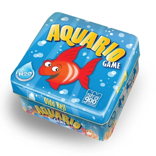 Aquario gra towarzyska w metalowym pudełku 13x13x7,5cm