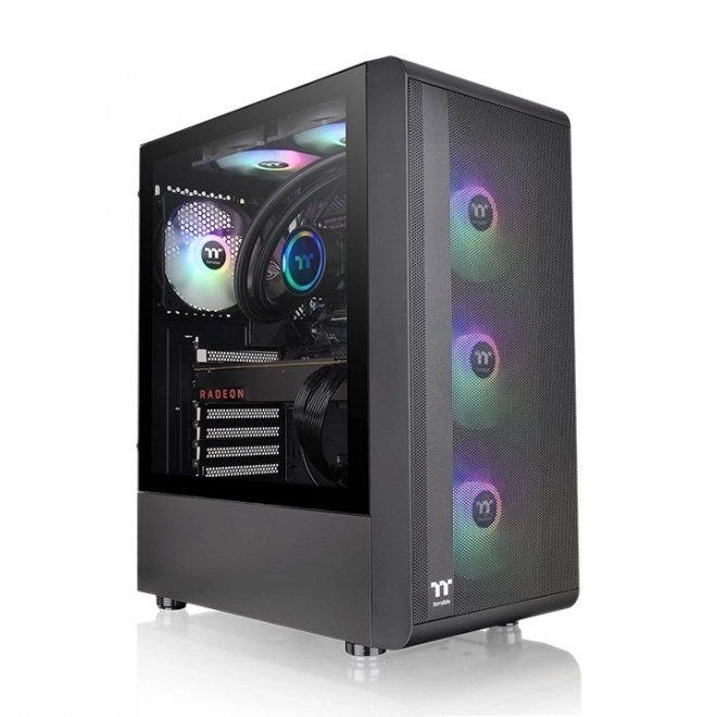 Obudowa komputerowa S200 z hartowanym szkłem i oświetleniem RGB