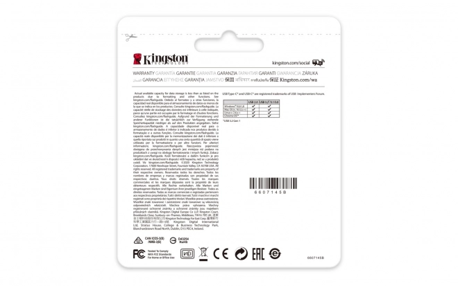 DT70/64GB USB-C 3.2 Gen1 pendrive