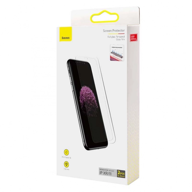 Baseus szkło hartowane dla iPhone XR/11