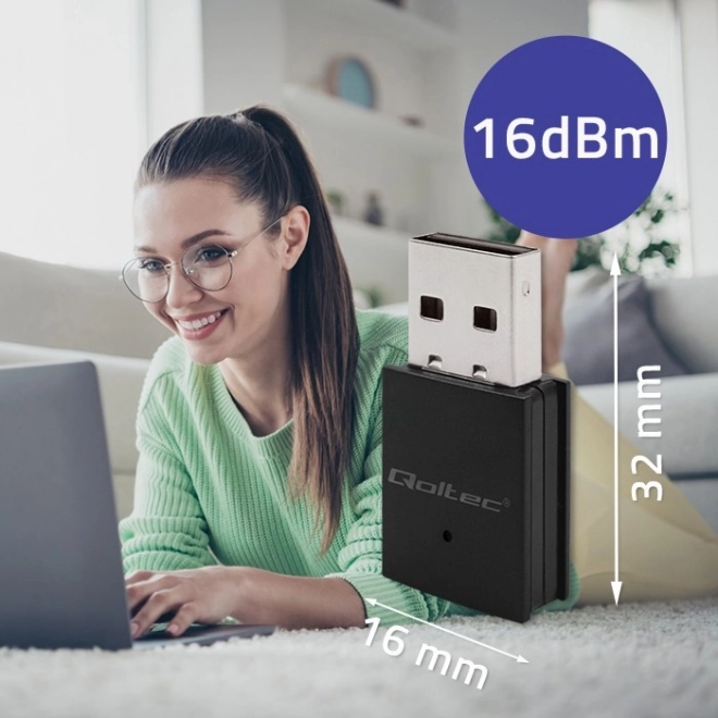 Bezprzewodowy mini adapter Wi-Fi i Bluetooth 4.0 USB