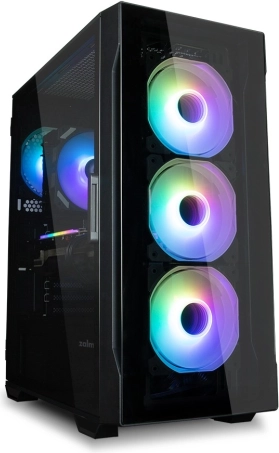 I3 Neo TG mid tower RGB czarna obudowa PC z 4 wentylatorami