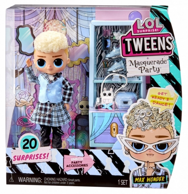 Tweens L.O.L. Surprise! Bal kostiumowy lalka Max Wonder