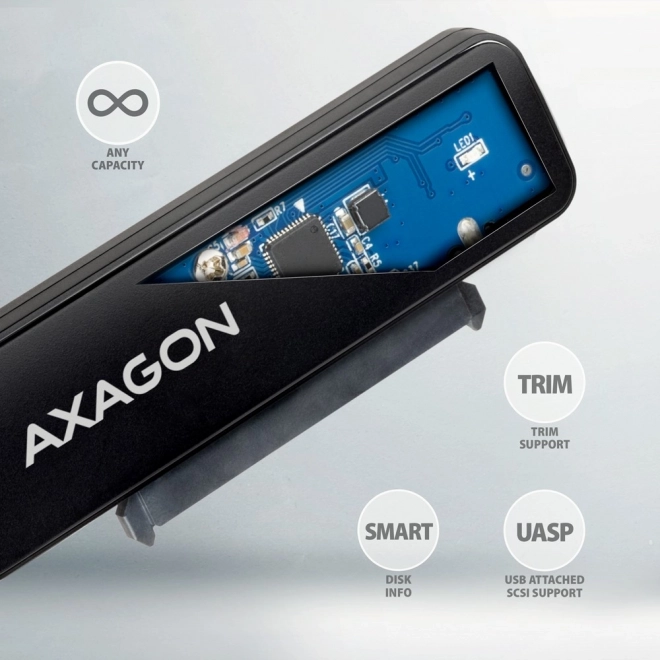 Adapter USB-C na SATA HDD/SSD AXAGON FASTPort2