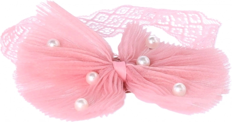 Elegancka różowa opaska