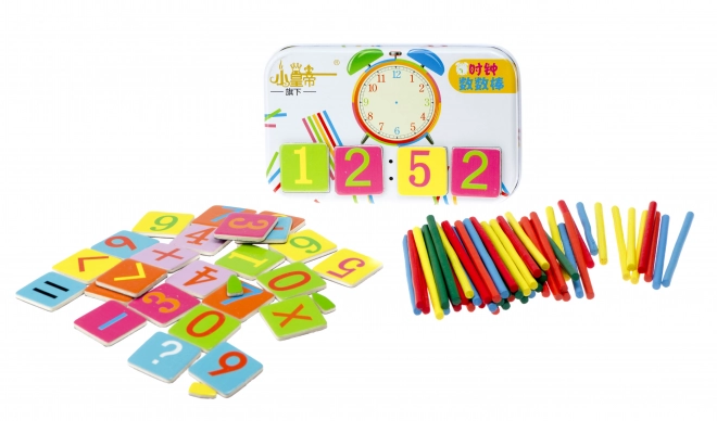 Zestaw Montessori do nauki zegara