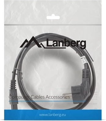 Kabel zasilający do laptopa Lanberg 1,8 m – Schuko na IEC C5