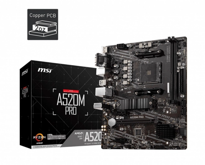 Płyta główna MSI A520M PRO mATX dla AMD