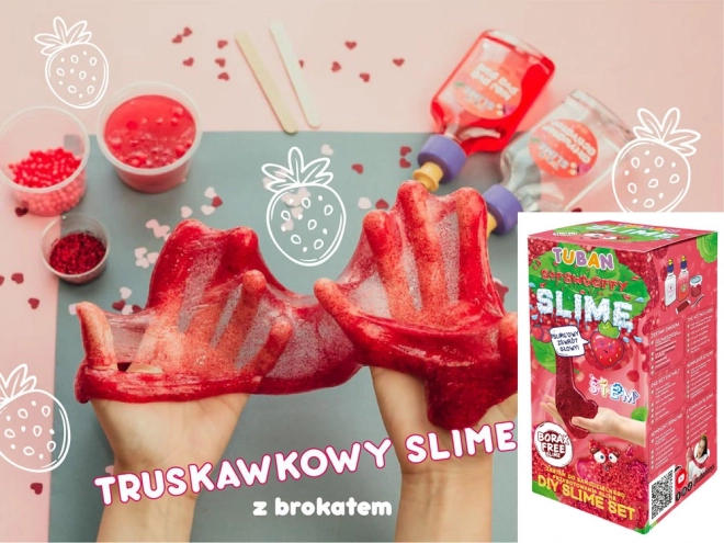 Zestaw Super Śluz - Truskawka