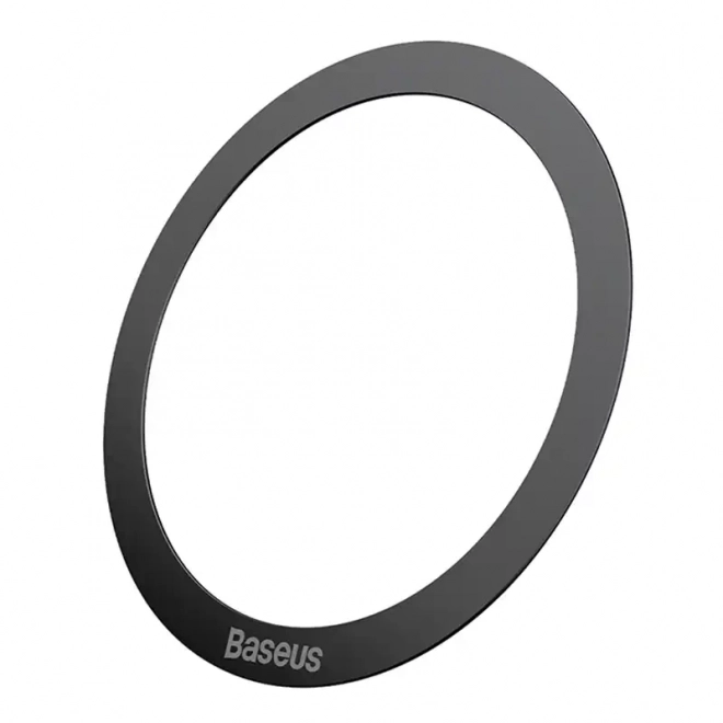 Baseus Halo Magnetyczny pierścień do telefonu, MagSafe (czarny)