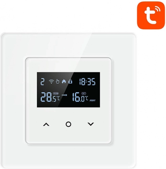 Inteligentny termostat Avatto do ogrzewania elektrycznego z WiFi