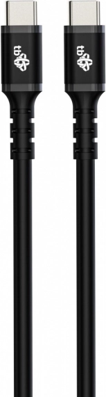 Silikonowy kabel USB‑C na USB‑C 3 m, 60 W, czarny