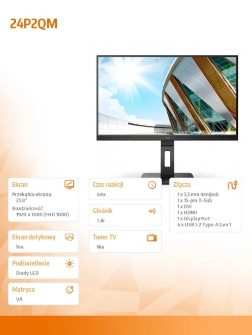 Monitor AOC 24 cale