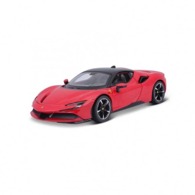 Bburago 1:24 Ferrari Top SF90 Stradale Czerwony