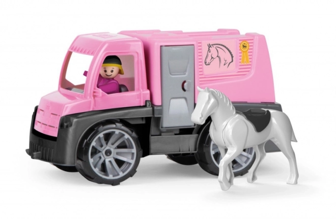 Auto Truxx transport koni z figurkami plastik 26cm w pudełku 39x22x16cm 24m+