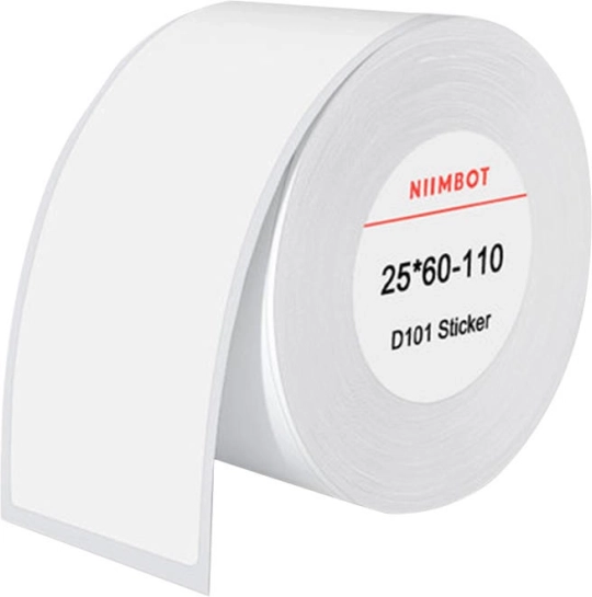 Termiczne etykiety Niimbot 25x60 mm białe