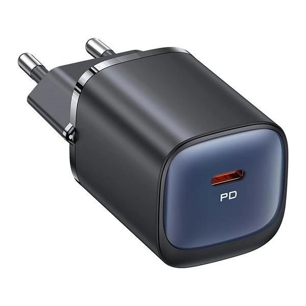 30W GaN szybka ładowarka USB-C czarna