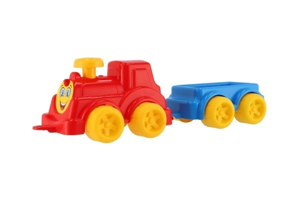 Plastowy pociąg z odłączanym wagonikiem 41 cm
