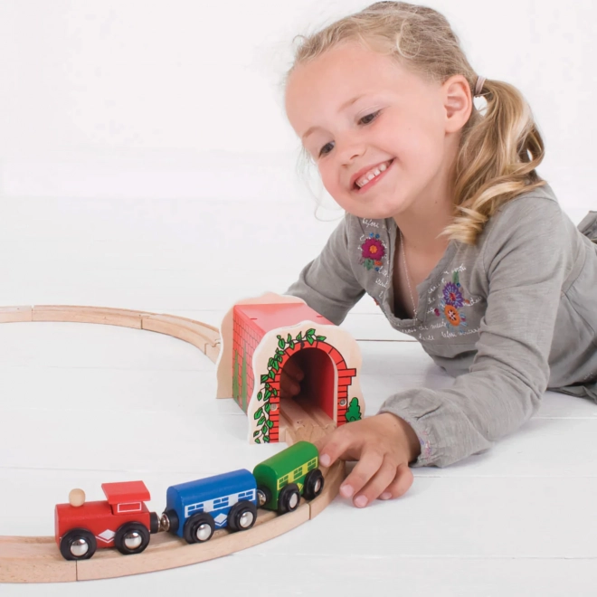 Bigjigs Rail Tunel Kolejowy z Cegieł
