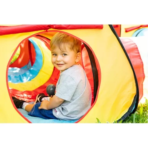 Namiot do zabawy dla dzieci 3w1 Tipi + Tunel + Domek