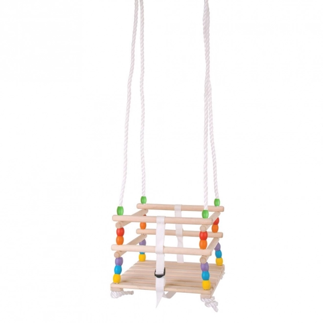 Bigjigs Toys Drewniana huśtawka koralikowa