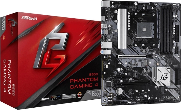 ASRock B550 Phantom Gaming 4 – płyta główna ATX dla AMD AM4 z HDMI i M.2
