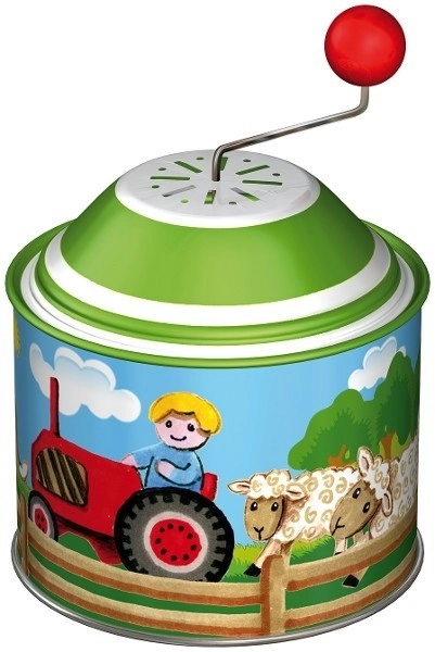 Grająca szafka młyn farma metal 8cm 12 sztuk w pudełku 18m+