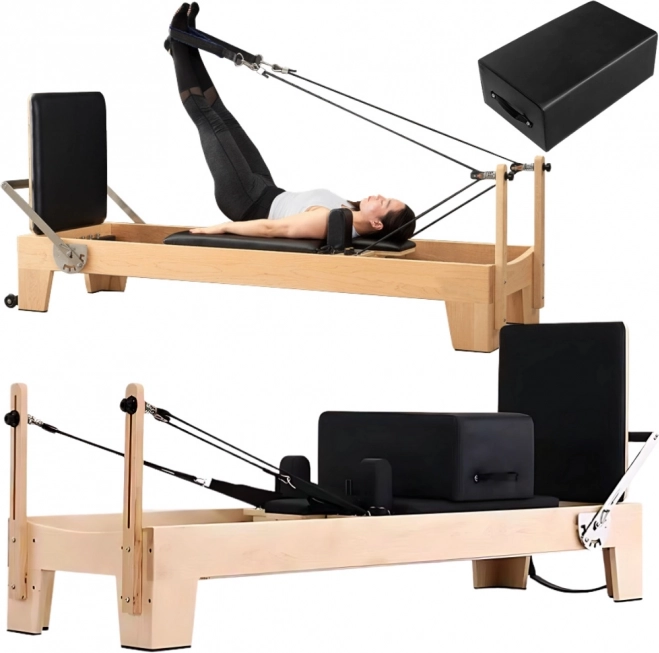Sprzęt fitness do ćwiczeń Pilates Reformer