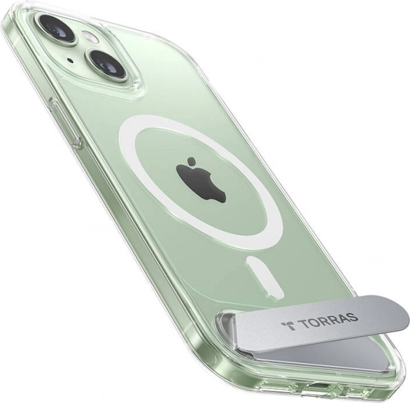 Torras przezroczyste etui UPRO Pstand z magnetyczną podstawką do iPhone 15